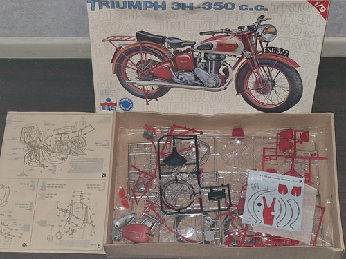 Vintage triumph 350cc - vintage, 3h-350cc