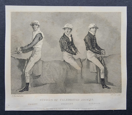 Antique 1842 print horse - antique,