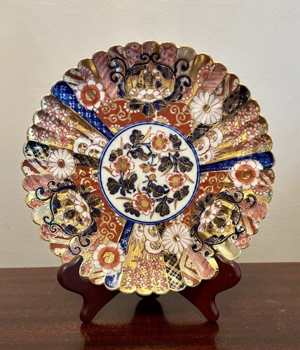 Antique japanese imari fluted - antique,