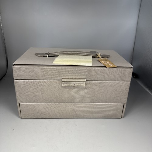 Nwt grey genuine - nwt, leather