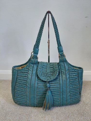 Anya hindmarch neeson teal - hindmarch,