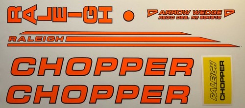 Raleigh chopper mk2 decal set - chopper,
