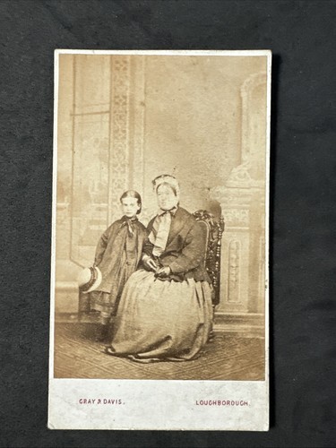 Cdv family gray davis - cdv,