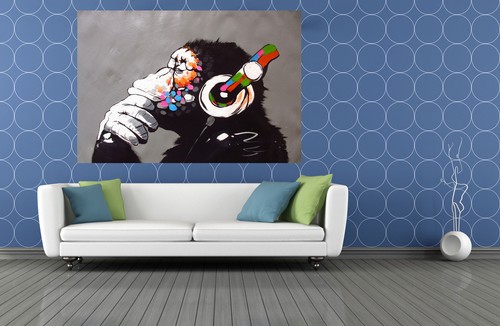 Canvas street art print - canvas,