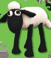 0220 Knitting Shaun the Sheep Toy DK - Vintage Pattern Copy