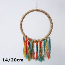 Swing Parrot Colourful Rope Ring Large Parrot Swing Macaw African Grey Cockatoo