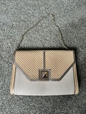 Primark Rose and Gold Clutch Bag with Chain Strap Wedding Prom