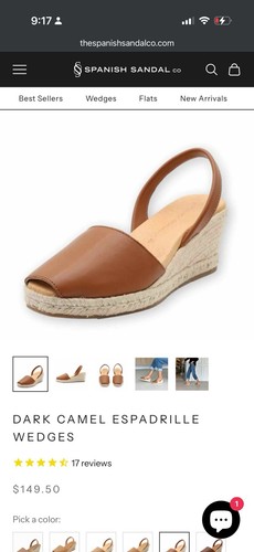 Spanish sandal dark camel - spanish,