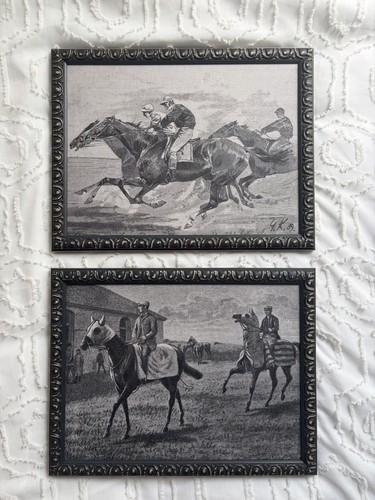 Pair black white framed - white,