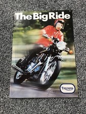 Triumph Motorcycle Range Brochure