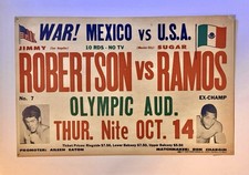BOXING POSTER SUGAR RAMOS VS