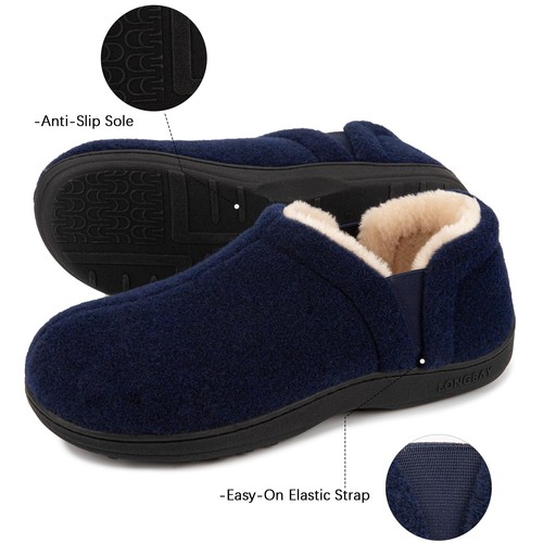 Longbay mens slippers comfy - slippers,
