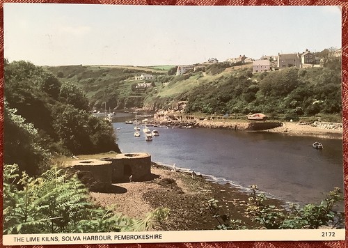 The lime kilns solva harbour - the,