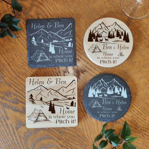 Personalised camping gift tent - gift,