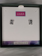 Lulea Sterling Silver Owl Stud