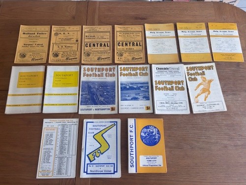 Southport home programmes - f.c,