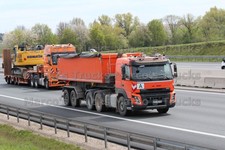 Truck Photo Volvo FMX Tipping Trailer Germany Orange #l5kx