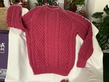 Hand knitted Aran jumper