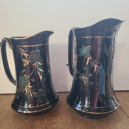 Pair vintage jackfield - pair,