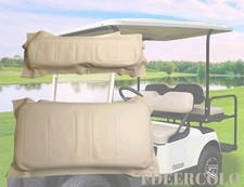 for EZGO Medal TXT 1994-2013 Golf Cart Front Seat and Backrest Leather (Thicken)