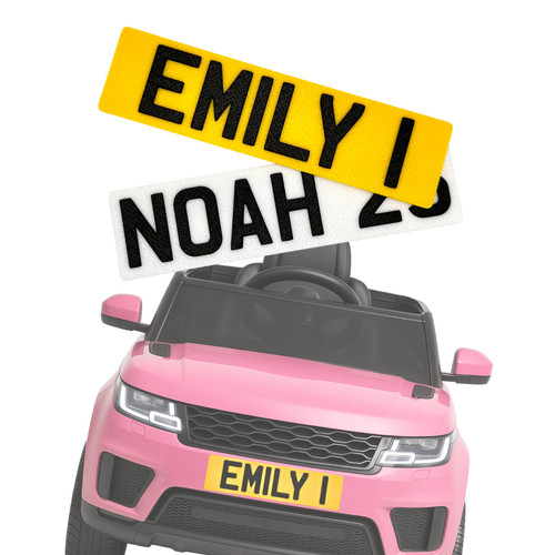 Personalised kids ride car - personalised,
