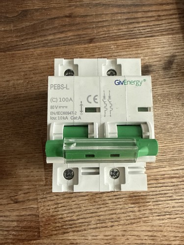 Giv energy 100amp isolator - energy,