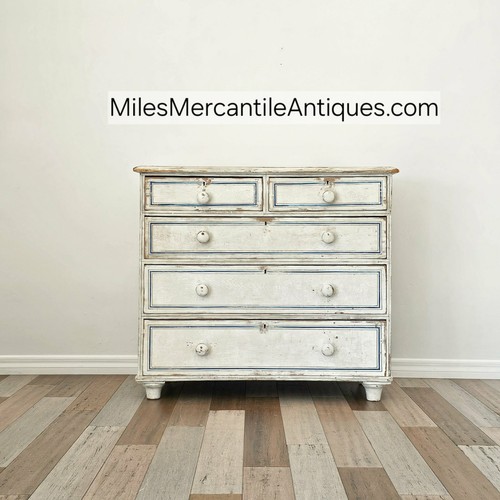 Antique english pine painted - pine,
