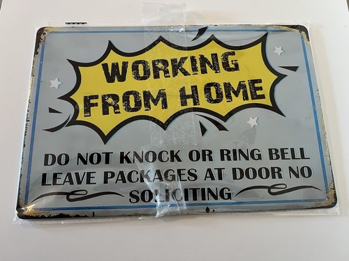 Work from home metal - home, tin