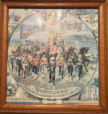 Lorna Whiskey Greenless Scotch Whisky Advertising Print Framed Pub Bar Man Cave