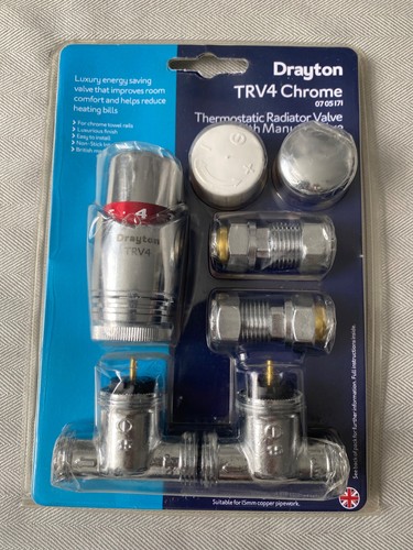 Drayton trv4 straight chrome - ,