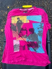 Pepe Jeans London / Andy Warhol Collab T Shirt In Pink Unisex Large Vintage