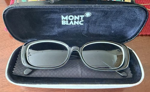 Montblanc sunglasses black - black, &
