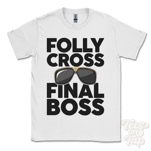 Folly cross final boss shirt - cross,