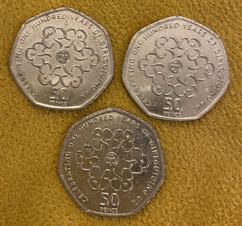 50p coin 2010 celebrating - ~,