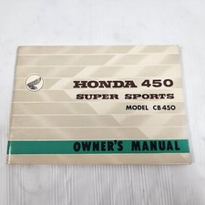 OEM Original Honda Owner's