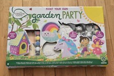Creative Roots Paint your own garden party Garden Gnomes Fairy and   Bird House