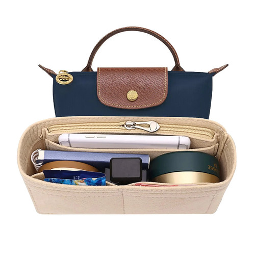 Felt insert organiser handbag - felt,