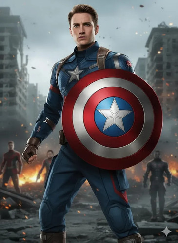 Handmade captain america - captain,