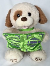 Storybook Spot Talking Dog Soft Toy Reads Fairytales Working Video B&M