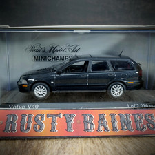 MINICHAMPS Volvo V40, Black Metallic, Limited Edition Diecast, 1/43 Boxed