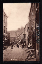 Staithes, Street Scene - near Loftus - printed postcard