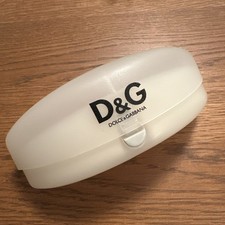 Dolce & Gabbana Sunglasses Glasses Hardcase ONLY D&G Clamshell SemiClear Plastic