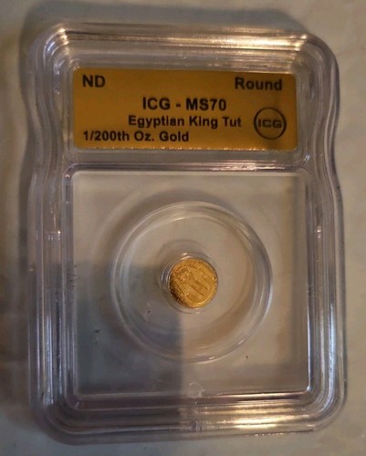 Egyptian king tut ms70 icg - ms70,