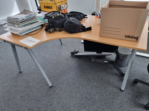 Used ikea galant shaped - used,