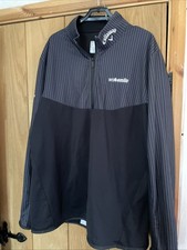 Callaway Men’s 1/4 Zip Black And Grey Windcheater Golf Jumper - Size XL