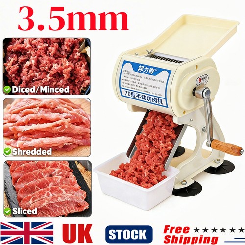 Hand cranked meat - 1, hand-cranked