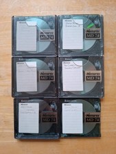 6 Used Memorex MD 74 Mini