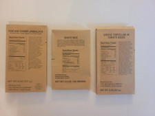 3 Vintage Military MRE's 1990's