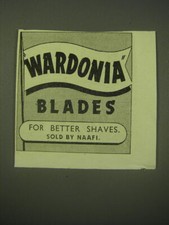 1944 Wardonia Blades Ad -