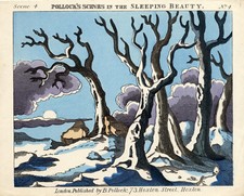 Toy Theatre - Original Sheet - Pollock's Sleeping Beauty Scene No.4 c1900